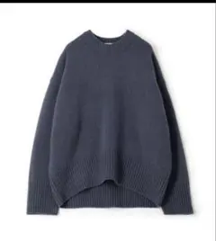 新品タグ付 GALERIE VIE　 ファインウールクルーネックプルオーバー
