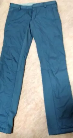 アディダスゴルフ 中綿入り М ブルー 冬用 暖パン ウエスト80センチ