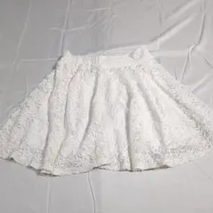 MAJESTIC LEGON ホワイトレーススカート