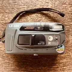 完動整備品 リコー LX-55W コンパクトフィルムカメラ ストロボ シャッター フィルムカメラ】RICOH LX-55W DATE をハードオフで550円で買っ