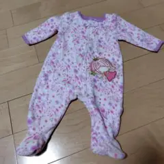 【美品】little wonders ロンパース　0-3ヶ月　パープル