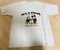 ディズニー キャラクタープリントTシャツ グレー