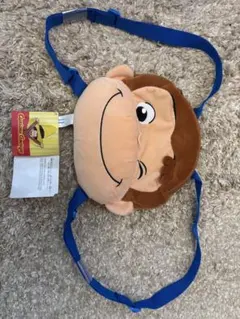 おさるのジョージ 顔型 ショルダーバッグ ポシェット タグ付き