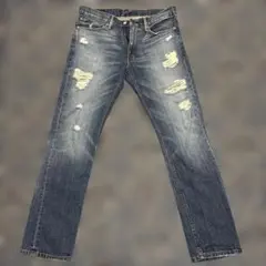 Levi's 511 ダメージジーンズ W34 L32