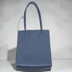 【MARCO BIANCHINI】本革 レザートートバッグ イタリア製 ブルーのサムネイル