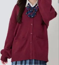 WEGO カーディガン　レッドワイン