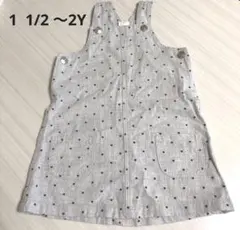 H&M ベビー　ハート柄　ジャンパースカート