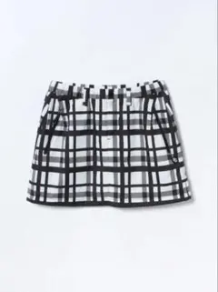 PEARLY GATES タフレックス×ザムザ ミニスカート チェック 秋冬