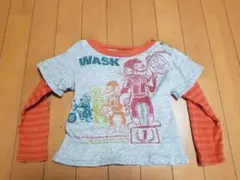 WASK古着USEDレイヤード長袖Tシャツ90お揃いあります