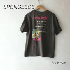 スポンジボブ　Tシャツ　L　プリントTシャツ　大きいサイズのサムネイル