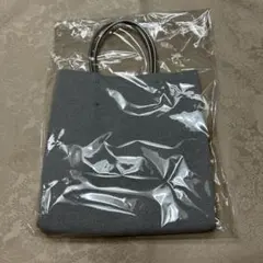 新品　ANEMONE シルバー　ラメショッパーニットバッグ Mサイズのサムネイル