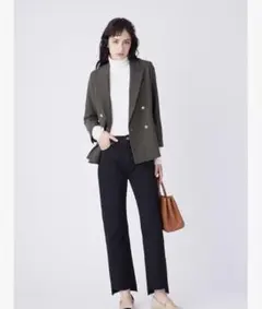 ミラオーウェン　金釦2サイズダブルブレザージャケット