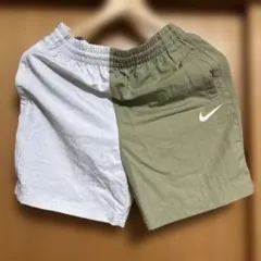 NIKE バイカラー ハーフパンツ Lサイズ