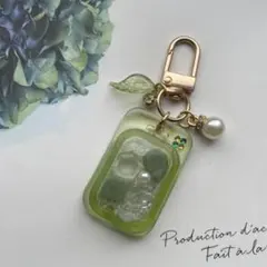95レジン　シャカシャカキーホルダー　シェイカー　パッケージ　鉱石　大人