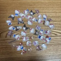 ハローキティとクロミ ボンボンドロップミニシール おすそ分け