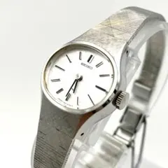 ヴィンテージ SEIKO セイコー 腕時計 手巻き 稼働品 シルバー ラウンドのサムネイル