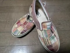 24.5cm VANS Slip-On パッチワーク スニーカーのサムネイル