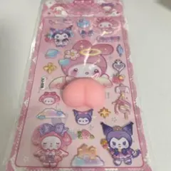 本日お値下げ中ෆ‪⸒⸒ マイメロ クロミ 巨大おしりシールෆ‪⸒⸒