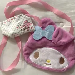 マイメロ ぬいぐるみポシェット ぼんぼんりぼん あのころのおてがみポーチ セット