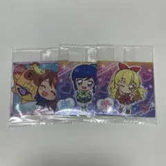 アイカツ　ウエハース　シール　ステッカー　星宮いちご　　霧矢あおい　紫吹蘭