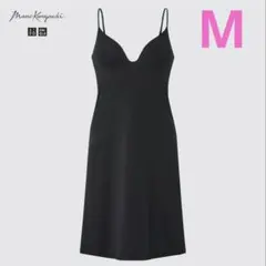 UNIQLO マメクロゴウチ　エアリズムプランジブラスリップ　ブラック　Mサイズ