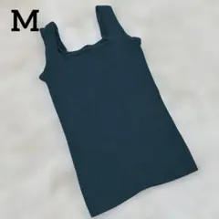 【earth music&ecology】❣️美品❣️リブタンクトップ ニット Mのサムネイル