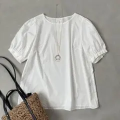 BEARDSLEY今期⭐︎タイプライターボックスTシャツ 布帛 半袖 プル 