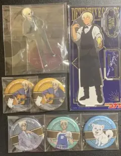 名探偵コナン 安室透 降谷零 アクリルスタンド 缶バッジ