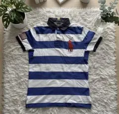 POLO RALPH LAUREN ビッグポニー ボーダー ポロシャツ S
