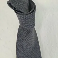 GUCCI　ネクタイ　GG柄　総柄　シルク　グレー　美品