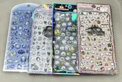 ジュエルプチドロップ　うるちゅるプチ　ボンボンドロップシール　シマエナガ4種類のサムネイル
