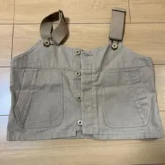 UNIVERSAL OVERALL ベージュビスチェ