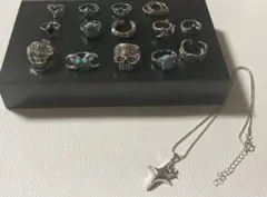 み*り様 無骨 重厚指輪まとめ売り15点 ヴィンテージ メンズリング アクセ タ