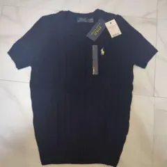 Polo Ralph Lauren ネイビー 半袖 セーター　S