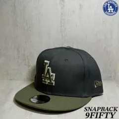 海外限定】 ドジャース×ボーンレイズド 9FIFTY ブラック キャップ ①