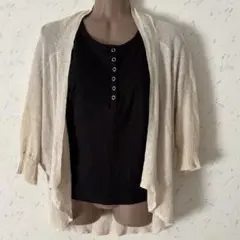 gu オープンフロントカーディガン　Sサイズ