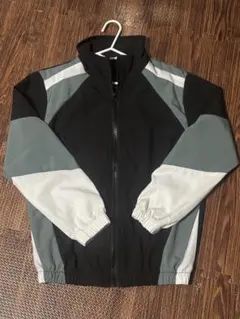 SHEIN ジッパー付きウィンドブレーカー 10Y バイカラー