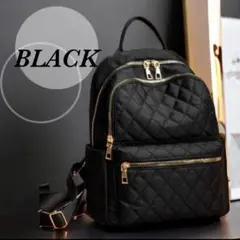 リュック キルティング 大容量 レディース 黒 可愛い ブラック 無地おしゃれ