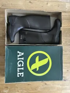 AIGLE CHANTEBELLE レインブーツ ブラウン 35