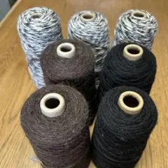 【専用】すみっこ鈴木様　訳あり　毛糸　1/19本日限定出品　黒、茶、白黒