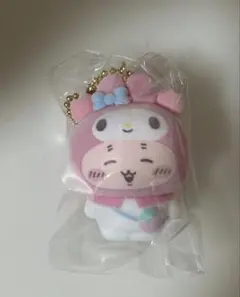 ちいかわ サンリオ シークレットフロッキーマスコットチャーム 古本屋 かに