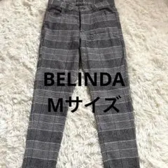 BELINDA チェックパンツ M グレンチェック ストレッチ スリム メンズのサムネイル
