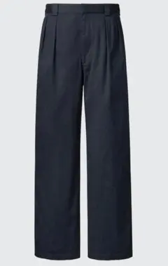 ユニクロU タックワイドパンツ 79