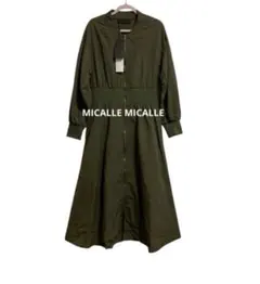 【MICALLE MICALLE】ナイロンジャケットワンピース MA-1