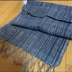 ラオスで購入　手織り　天然素材　ストール　未使用品