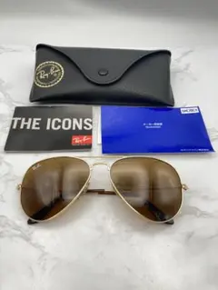 Ray-Ban アビエーター サングラス ゴールドフレーム ティアドロップ型
