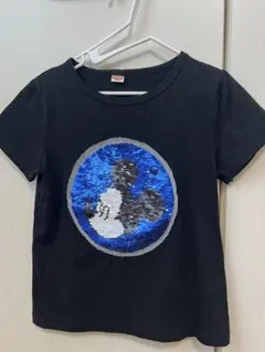 スパンコールミッキーTシャツ★120センチ