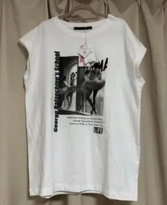 LIFE フォトプリント Tシャツ ホワイトのサムネイル