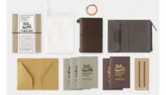 トラベラーズノート カードサイズセットブラウン