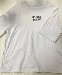 GU 半袖ロゴTシャツ ホワイト Mサイズ
